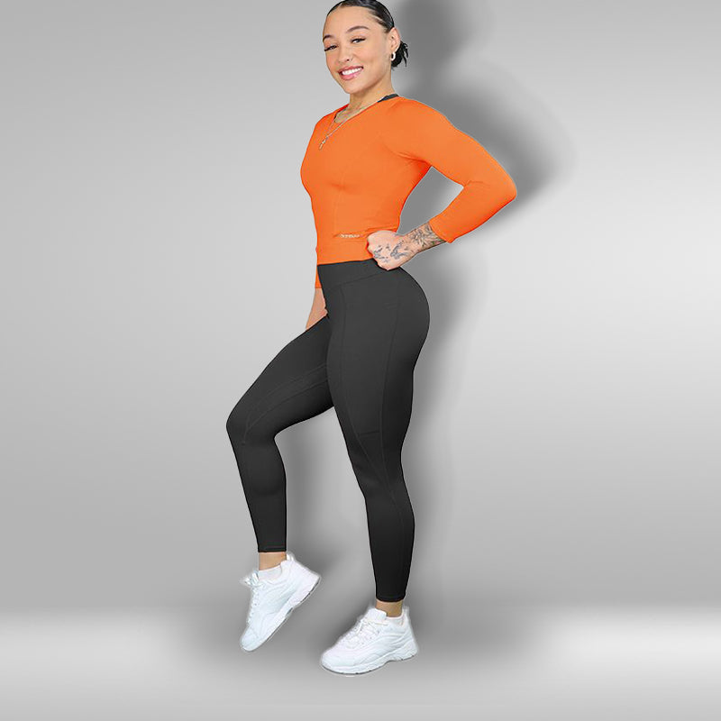 Flames Long Sleeve Top