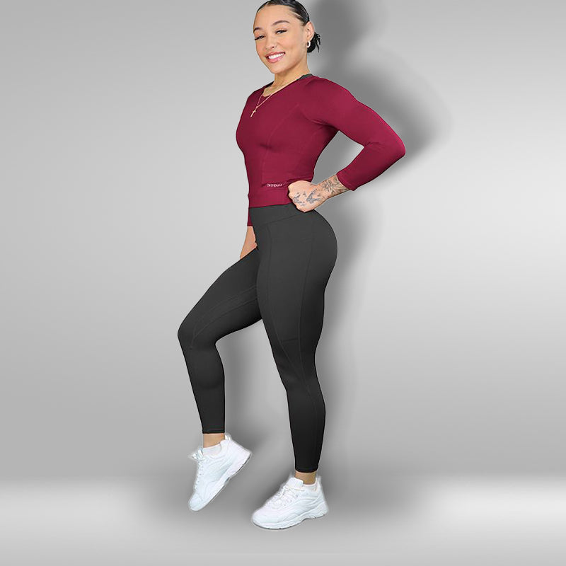 Flames Long Sleeve Top