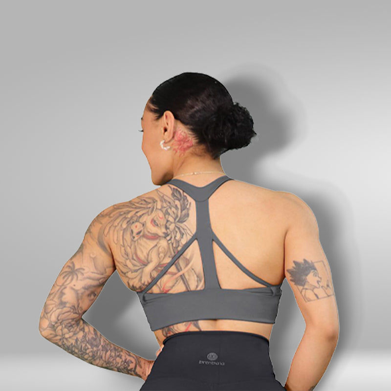 Peace Back Sport Bra