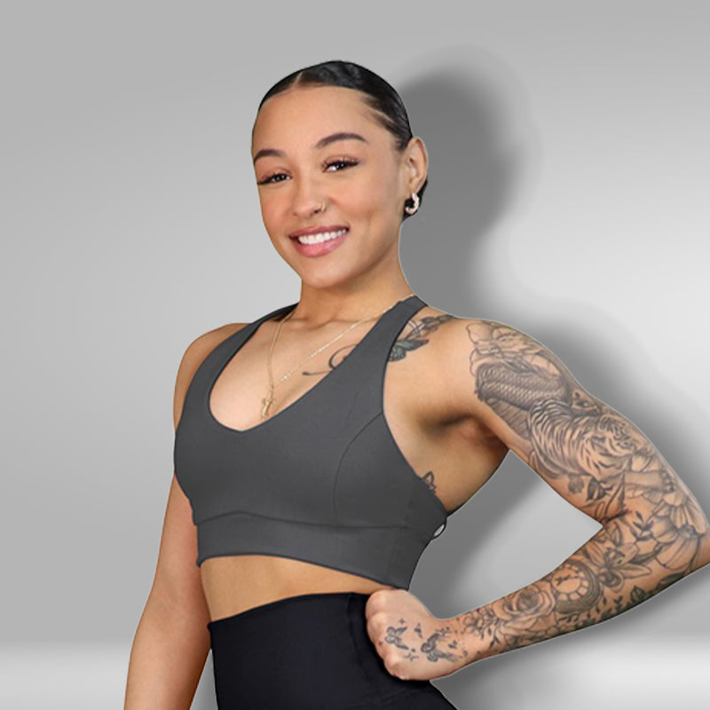 Peace Back Sport Bra