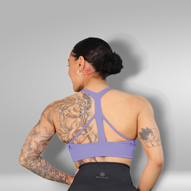 Peace Back Sport Bra