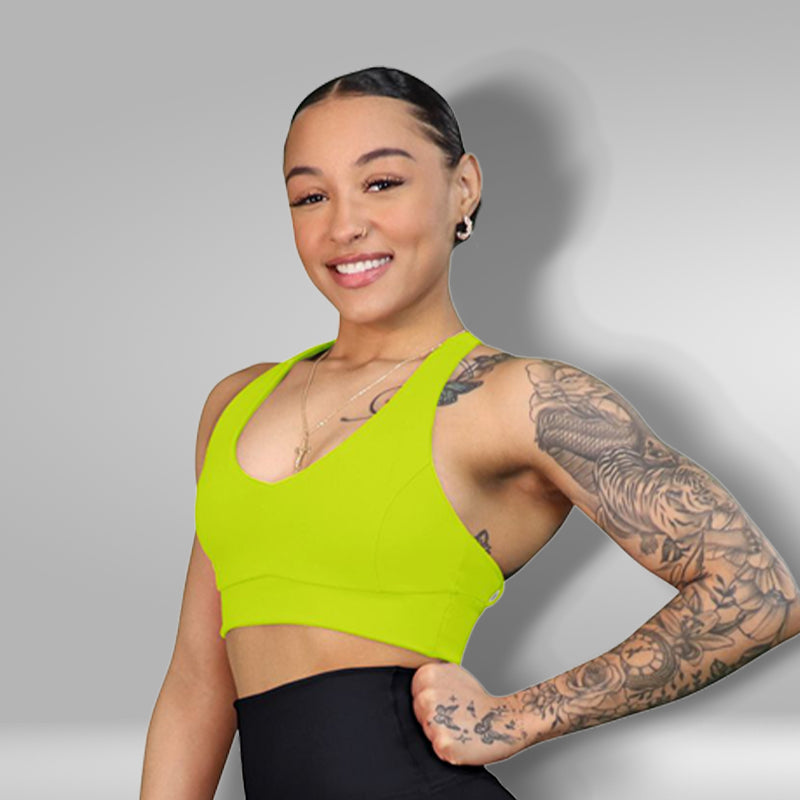 Peace Back Sport Bra