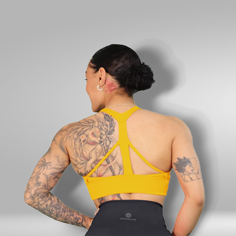 Peace Back Sport Bra