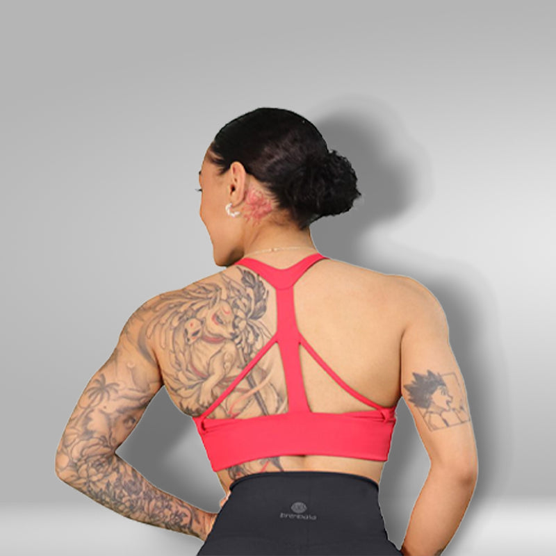 Peace Back Sport Bra