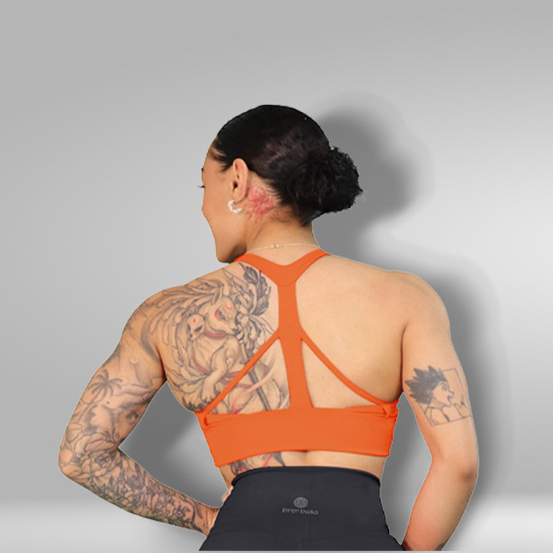 Peace Back Sport Bra