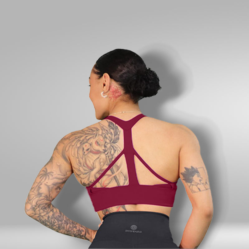 Peace Back Sport Bra